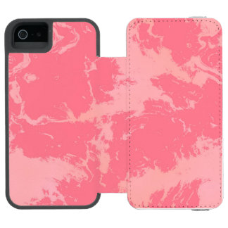 pink abstract iPhone SE/5/5s wallet case