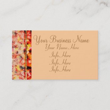 Pink Abstract Lace Roses Business Card by LeFlange at Zazzle