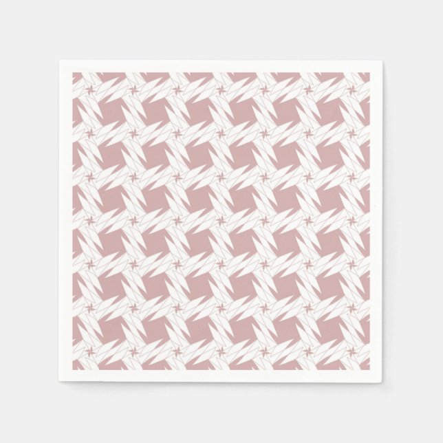 Pink abstract napkins (Front)