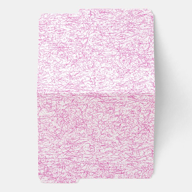 Pink Abstract Office File Folder Set (Outside Left)