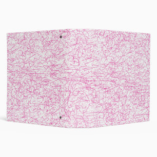 Pink Abstract Office File Folder Set