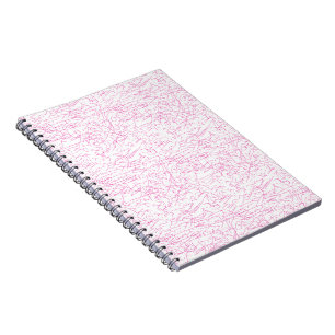 Pink Abstract Office File Folder Set Notebook