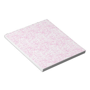 Pink Abstract Office File Folder Set Notepad