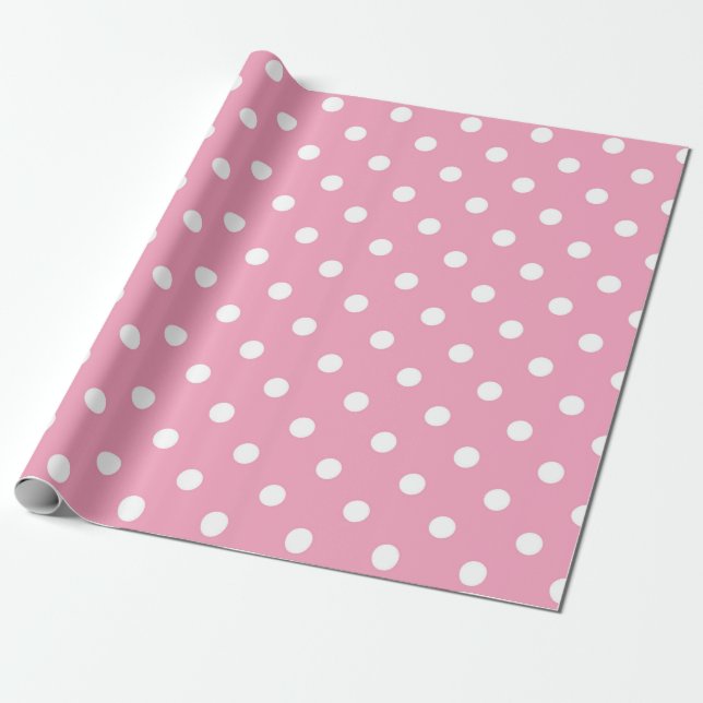 Pink Abstract Pattern Paper (Unrolled)