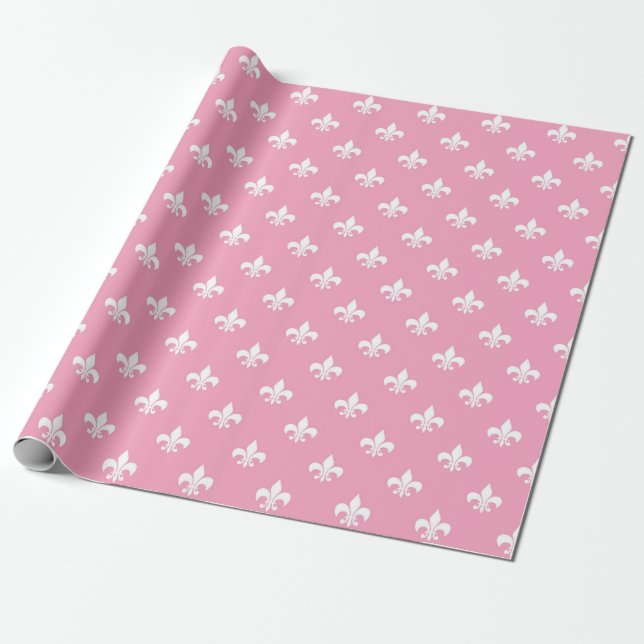 Pink Abstract Pattern Paper (Unrolled)