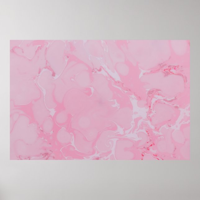 Pink abstract wallpaper poster (Front)