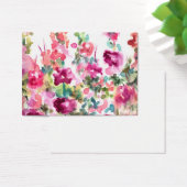 Pink Abstract Watercolor Flower Background (Desk)