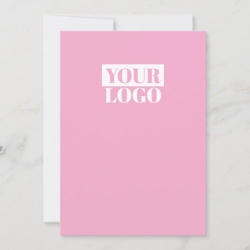 Pink - add your logo save the date