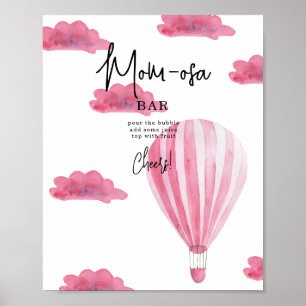 Pink Aerostat - mom-osa bar Poster