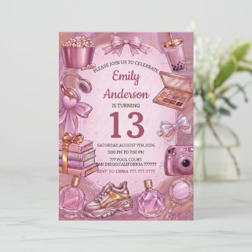 Pink Aesthetic Girl Birthday Party