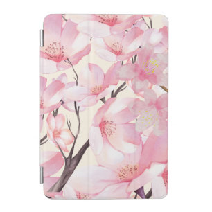 Pink Aesthetic Sakura Cherry Blossom Pink Flowers  iPad Mini Cover