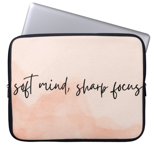 Pink Aesthetic Studycore Laptop Sleeve (Front)