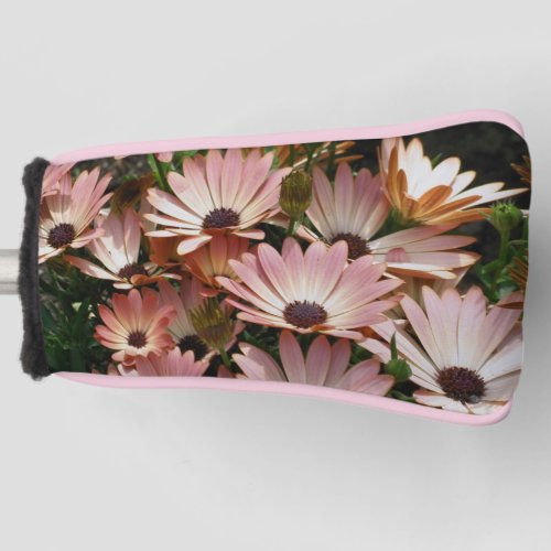 Pink African Daisy Flowers Golf Head Cover