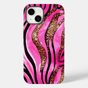 Pink Agate Glitter iPhone Mate Tough Case