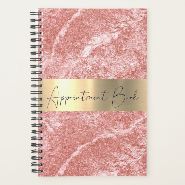 Pink Aged Old Weekly Planner Appointment  (Front)