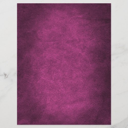 Pink Aged Rustic Faux Leather Scrapbook Cardstock