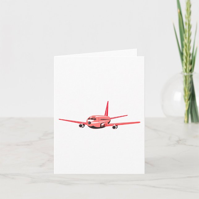 Pink Airplane Card (Creator Uploaded)