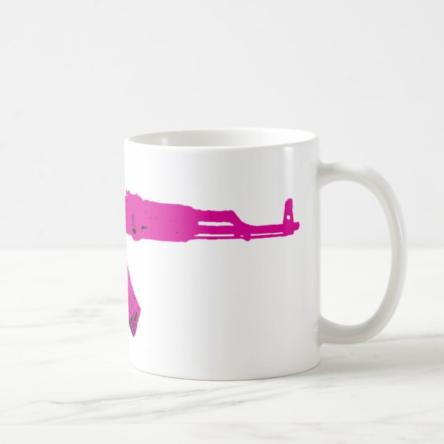 Pink AK-47 Coffee Mug (Right)
