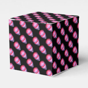 Pink Alien Head Favor Boxes