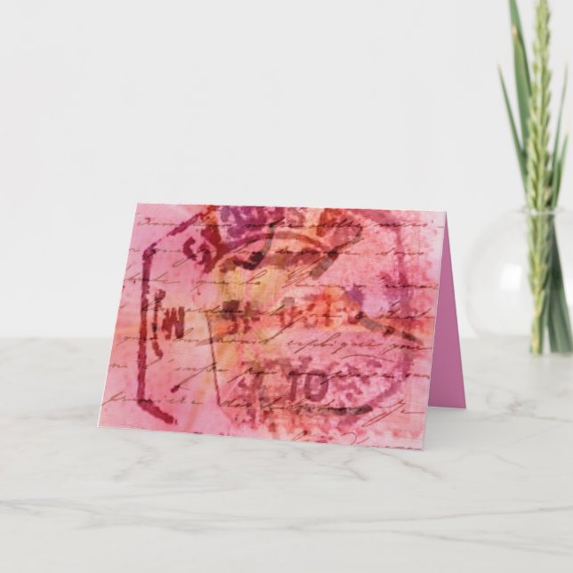 Pink All Occasions  Card (Front)