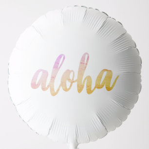 Pink Aloha Balloon