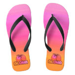 Pink Aloha Palm Flip Flops Pink Aloha Palm Flip Flops