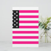pink american flag (Standing Front)