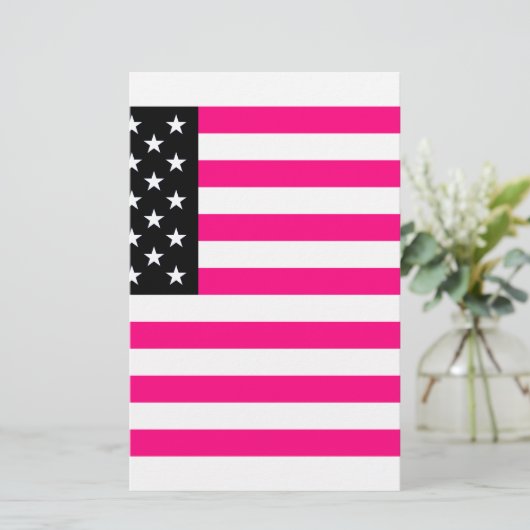 pink american flag (Standing Front)