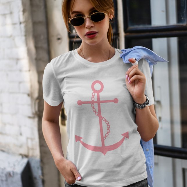 Pink Anchor T-Shirt (Creator Uploaded)