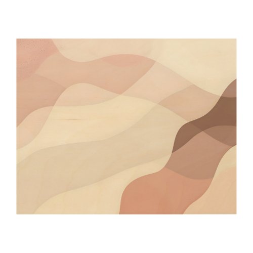 Pink and Beige Tones Wood Wall Art
