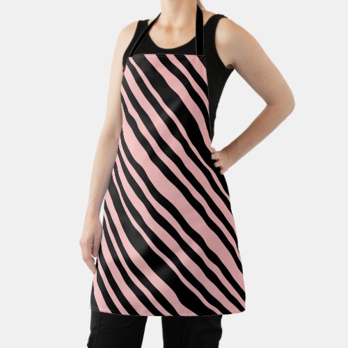 Pink and Black Apron