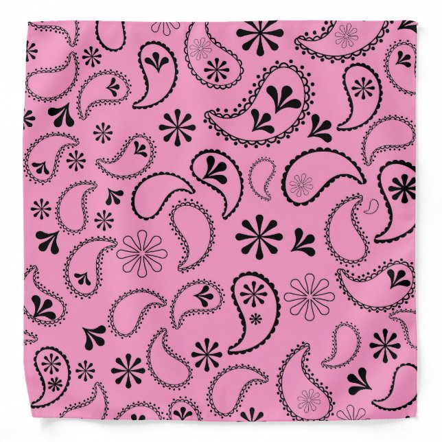 Pink and Black Bandana (Front)