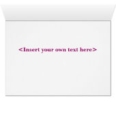 Pink and Black Bubble Design Cards (Inside Horizontal (Bottom))