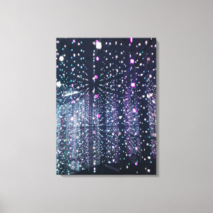 Pink and Black Canvas Print