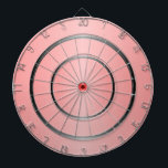 Pink And Black Dartboard<br><div class="desc">Pink And Black Dart Board. Customizable with any text of your choice. Design © www.justbyjulie.com</div>