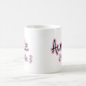 Pink and Black Design for Aunts Coffee Mug (Center)