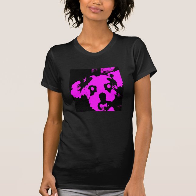Pink and Black Dog T-Shirt (Front)