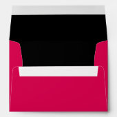 Pink and Black envelope | Zazzle