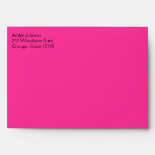 Pink and Black Envelope for 5"x7" Sizes