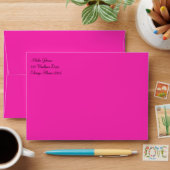 Pink and Black Envelope for 5"x7" Sizes (Desk)