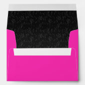 Pink and Black Envelope for 5"x7" Sizes (Back (Bottom))