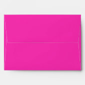 Pink and Black Envelope for 5"x7" Sizes (Back (Top Flap))