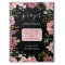Pink and black flower Proverbs 31 prayer notebook