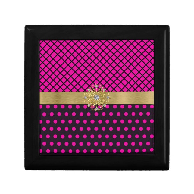 Pink and Black Glamorous Gift Box (Front)