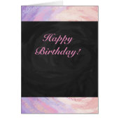 Pink and Black Happy Birthday (Front)