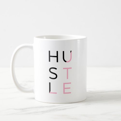 Pink and Black Hustle Mug