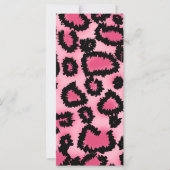Pink and Black Leopard Print Pattern. (Front)