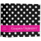 Pink and Black Polka Dot Coupon Organizer