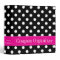 Pink and Black Polka Dot Coupon Organizer