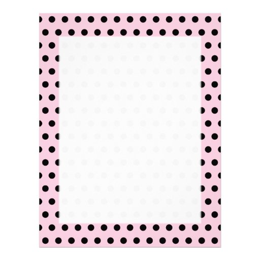 Polka Dot Letterhead - Custom Polka Dot Letterhead Templates | Zazzle